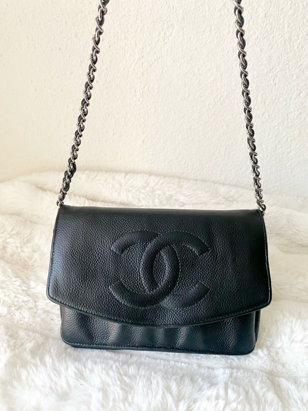 ❤️ CHANEL Caviar Timeless CC Wallet on Chain - Picture 14 of 17